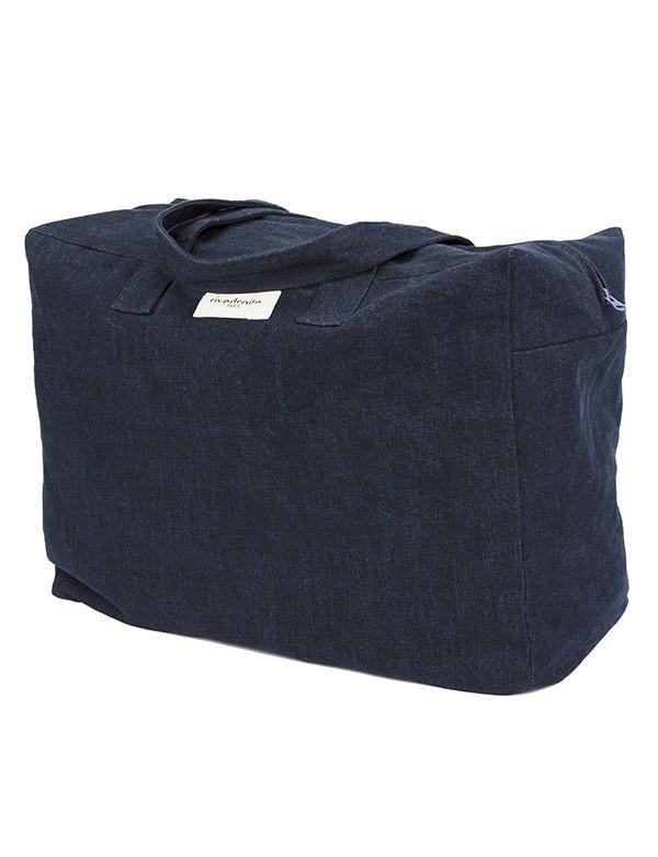 Elzevir, le grand sac weekend en denim - 4