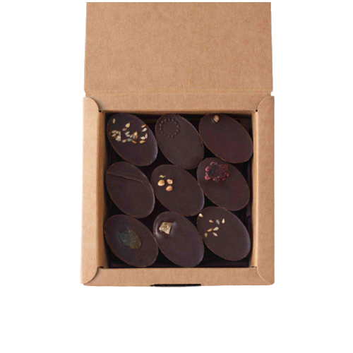 Boîte découverte de 9 chocolats bio
