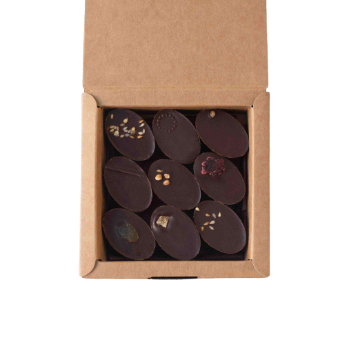 Boîte découverte de 9 chocolats bio