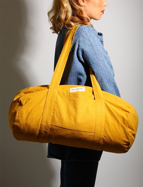 Sac polochon Charlot en coton recyclé - 10