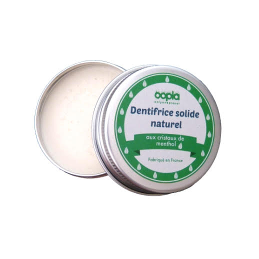 Dentifrice solide naturel - Menthe