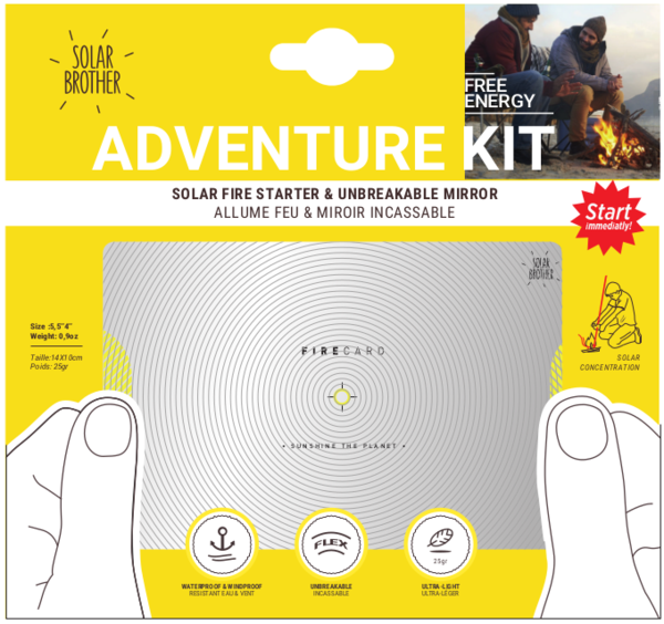 Allume-feu solaire - Adventure Kit -