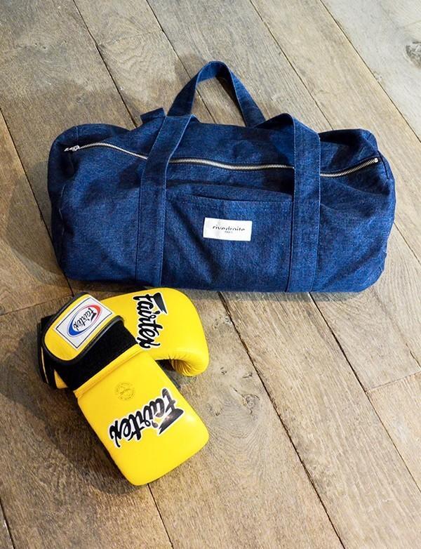 Charlot, le sac polochon en denim - 2