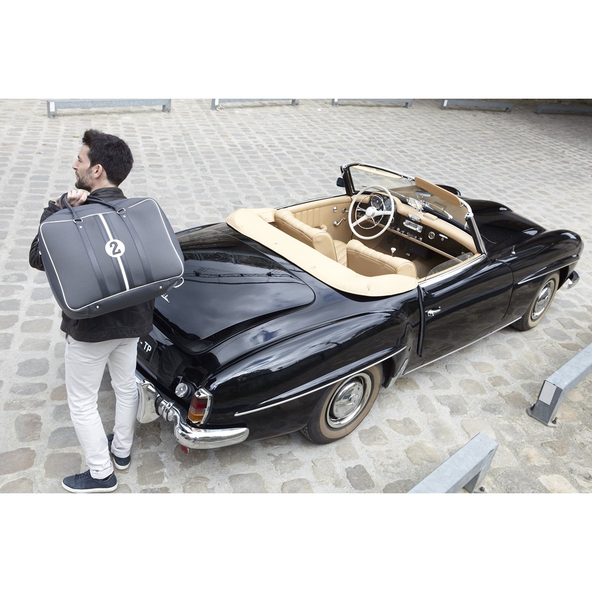 Sac cabine gris clair - Andrew G2 -