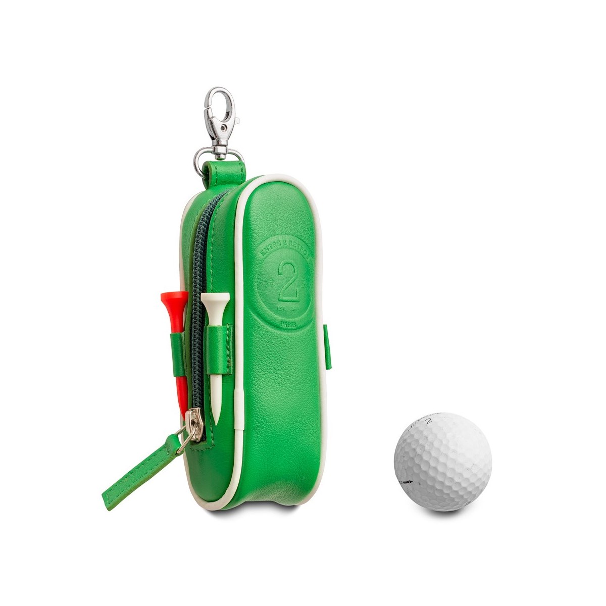 Etui à balles de golf en cuir -