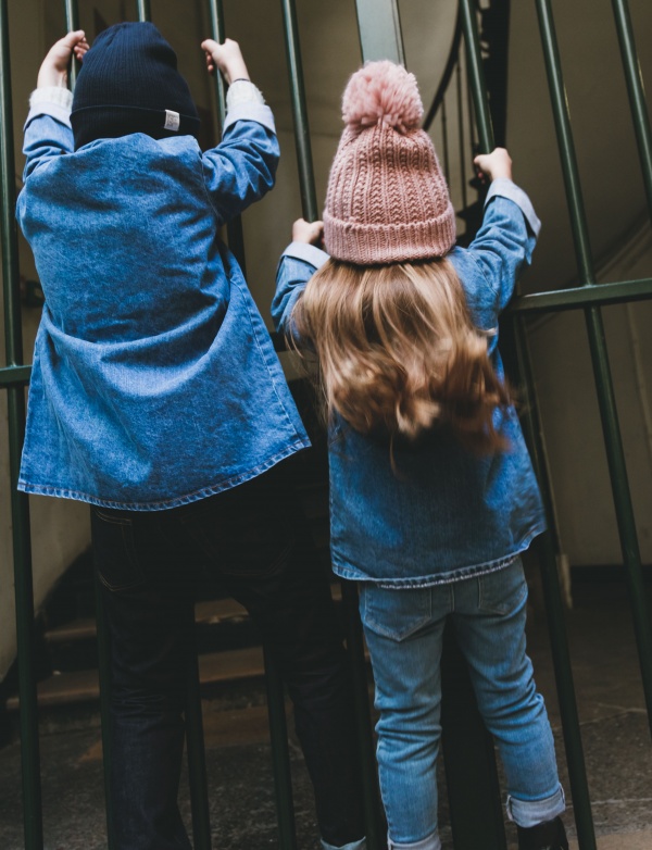 Veste en jean recyclé - Bleue - 2