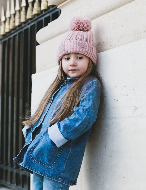 Veste en jean recyclé - Bleue - 3