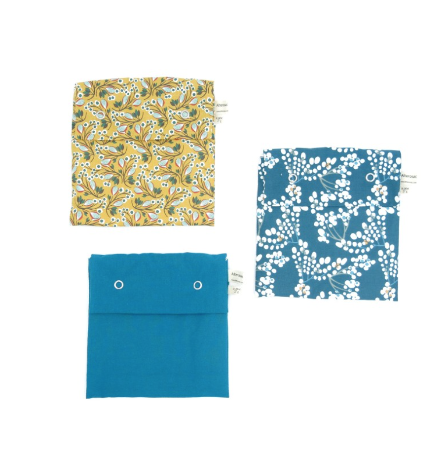 Sac à sandwich en coton réutilisable - 4