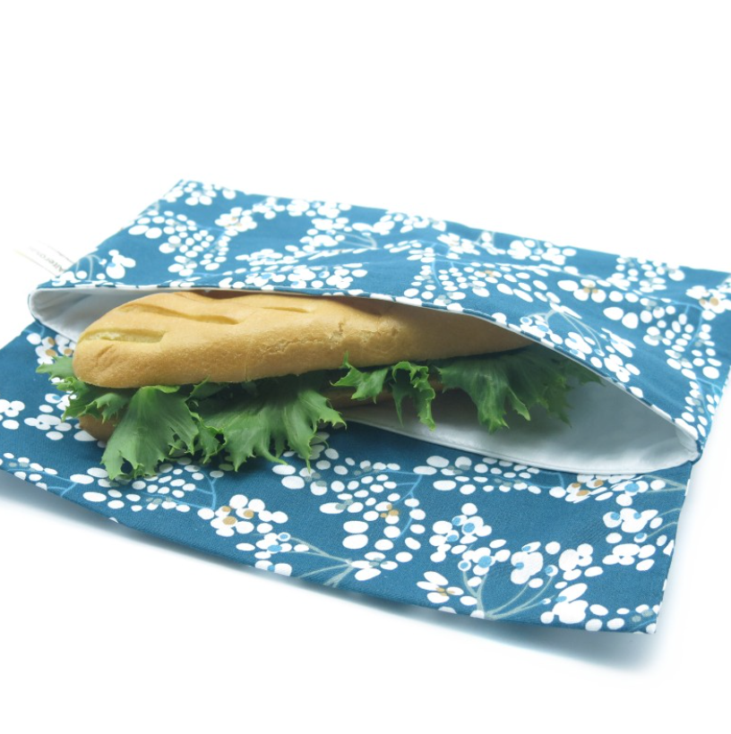 Sac à sandwich en coton réutilisable - 5