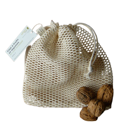 Filets à fruits et légumes en coton bio