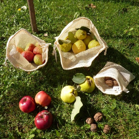 Filets à fruits et légumes en coton bio - 9