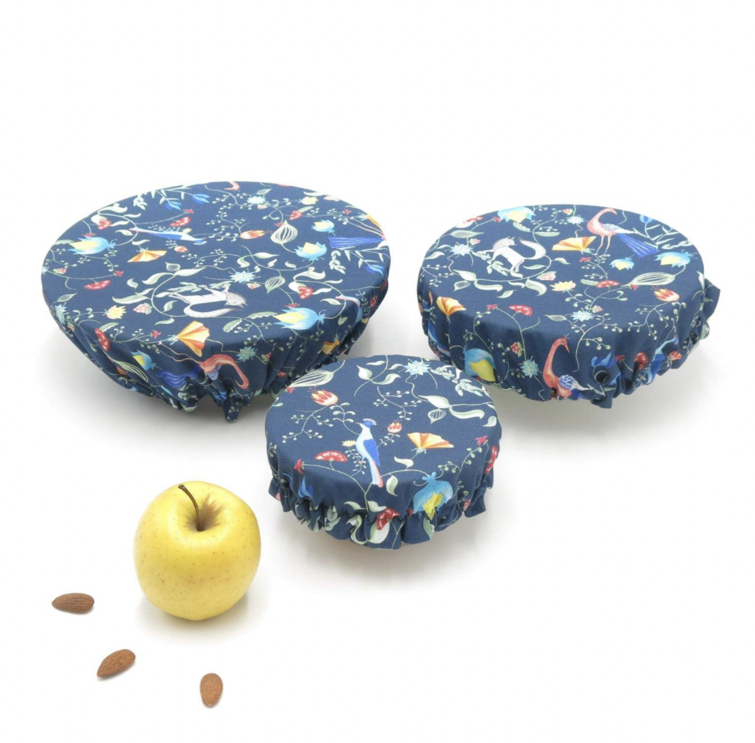 Recouvre bol ou plat en coton bio réutilisable - 2