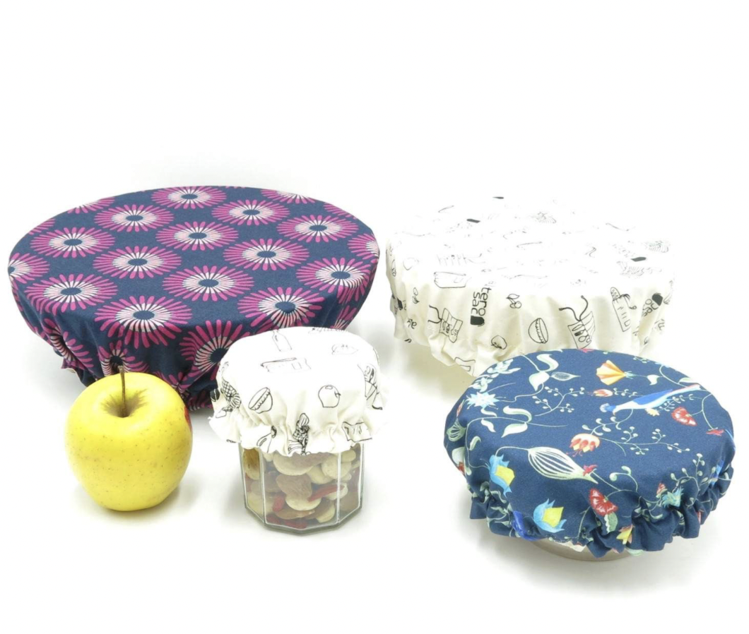 Recouvre bol ou plat en coton bio réutilisable