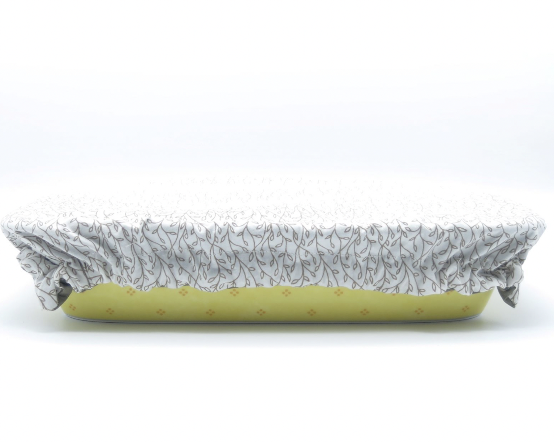 Recouvre bol ou plat en coton bio réutilisable - 6