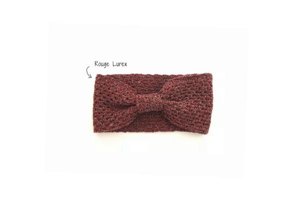 Headband fabriqué à partir de chaussettes recyclées Made in France - SARAH - 3