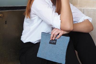 Trousse Unysse fabriquées à partir de chaussettes recyclées Made in France. - 5