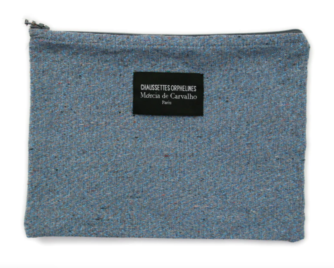 Trousse Unysse fabriquées à partir de chaussettes recyclées Made in France.