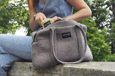 Sac bowling fabriqué à partir de chaussettes recyclées Made in France. - 1