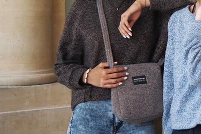 Sac fabriqué à partir de chaussettes recyclées Made in France - REGINA - 1