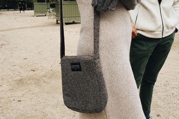 Sac fabriqué à partir de chaussettes recyclées Made in France - REGINA - 3