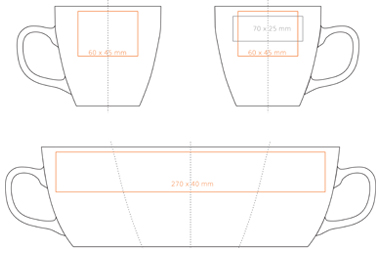 Mug porcelaine Americano EU - 4