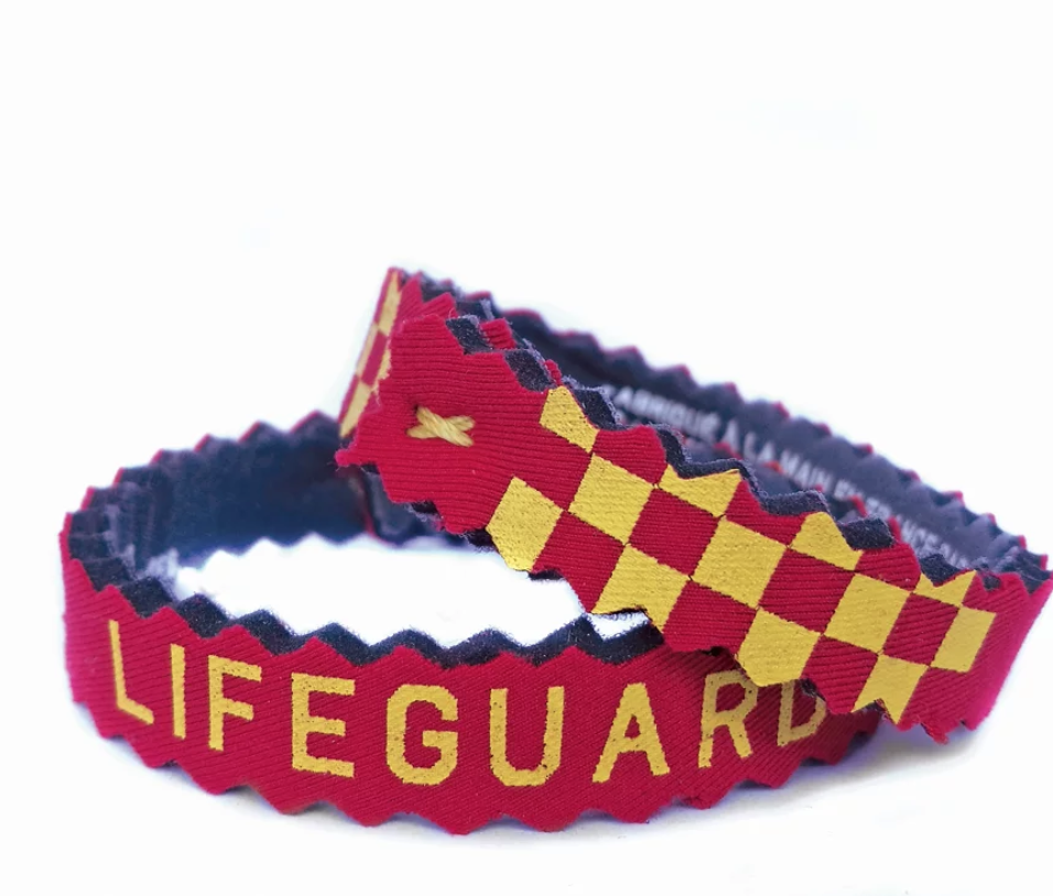 Bracelets VIP issus de combinaisons de surf upcyclées