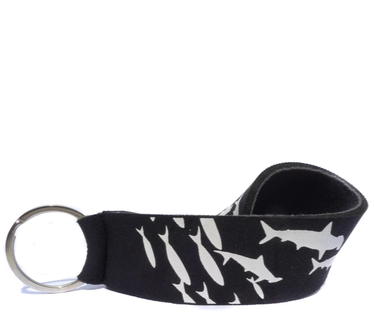 Grand porte-clefs (20cm) issus de combinaisons de surf upcyclées