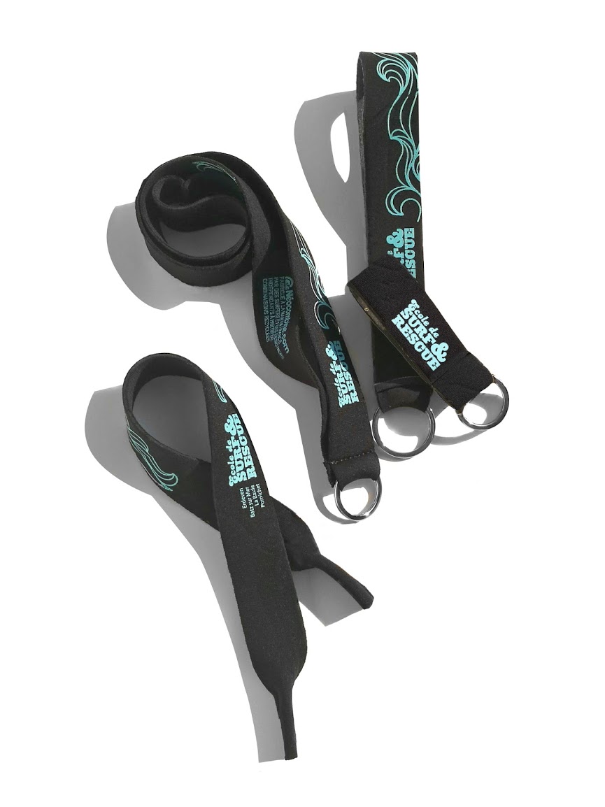 Porte-badge (37cm) issus de combinaisons de surf upcyclées