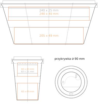 Mug Coffee 2 Go Lock en porcelaine - 350ml - 4