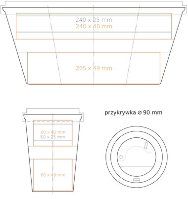 Mug Coffee 2 Go Lock en porcelaine - 350ml - 4