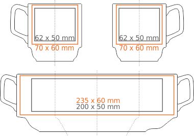 Mug Torino en porcelaine - 2