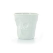 Mug froissé 18cl en porcelaine Made In France - Blanc