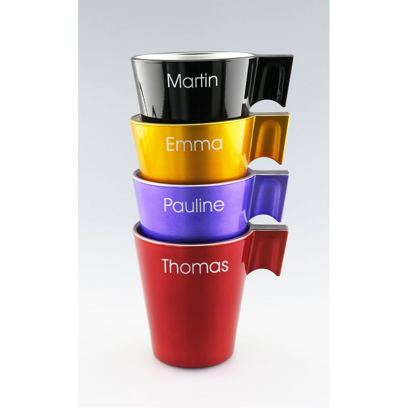 Set de 4 tasses en verre trempé made in France - 9