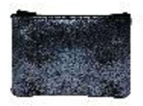 Pochette personnalisable moyen modèle cuir métallisé argent - made in France