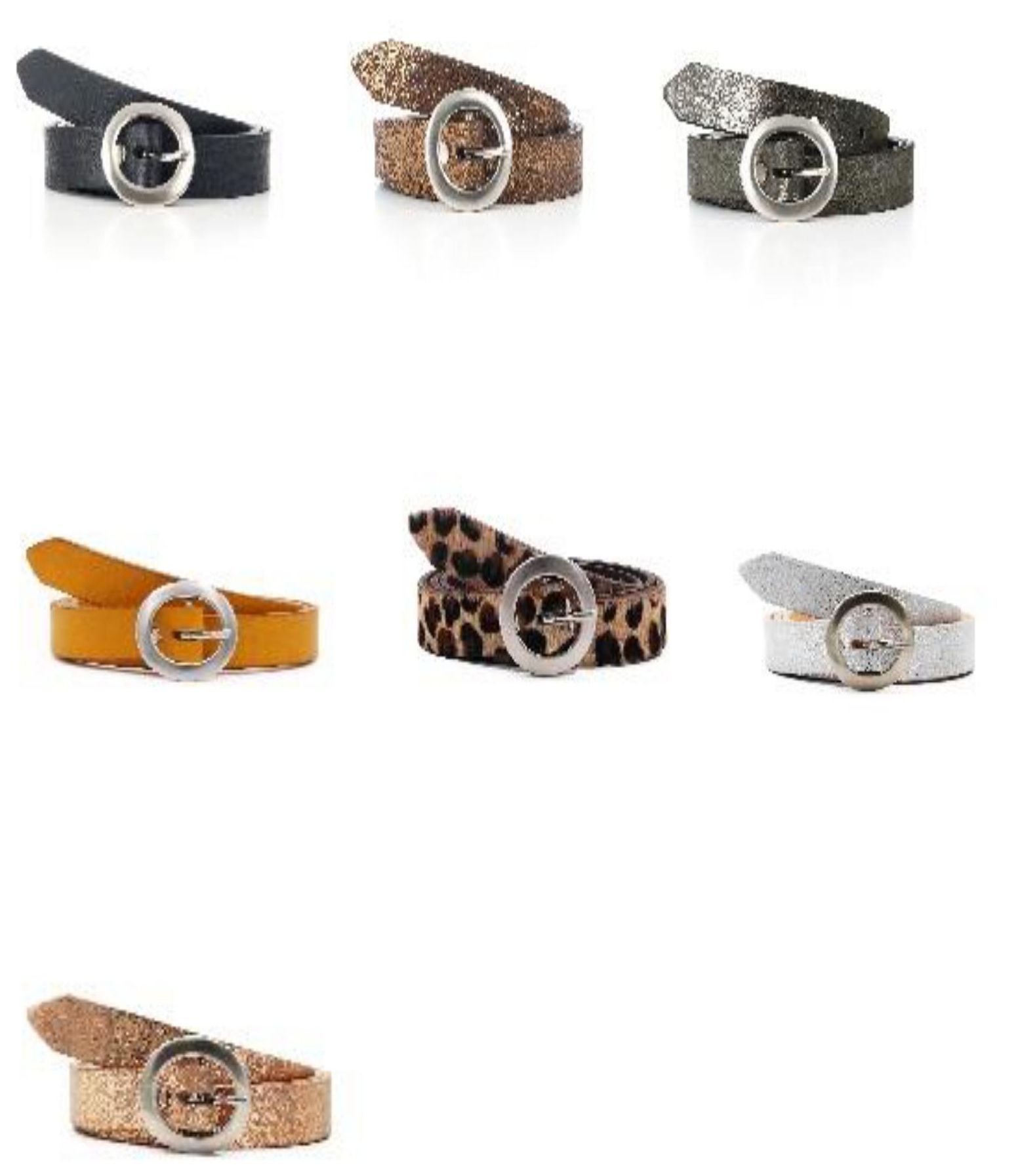 Ceinture fine en cuir - made in France