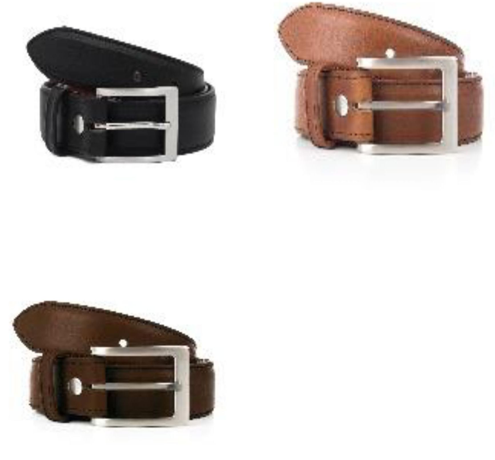 Ceinture classique en cuir - made in France