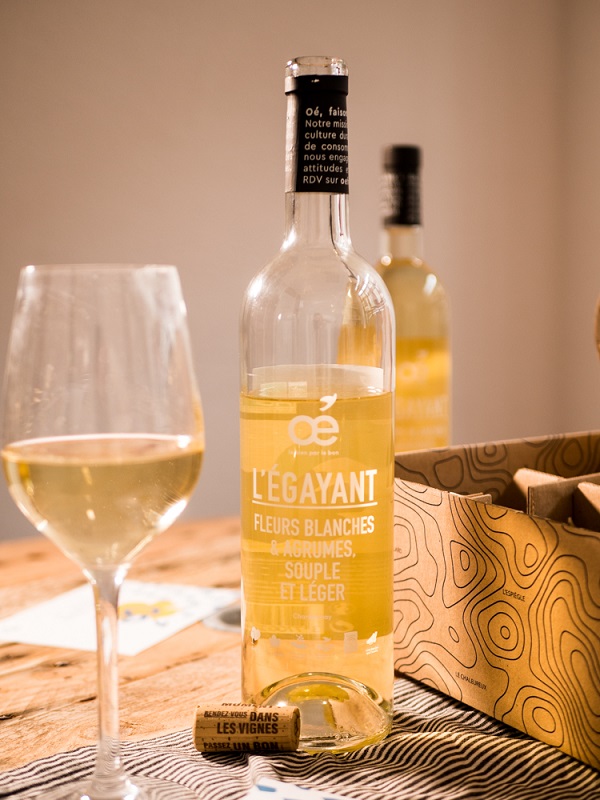 Chardonnay sec 100% bio l’Égayant - Made in France - 2