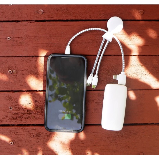 Câble de charge multiple en plastique recyclé - Mr Bio Short - 9