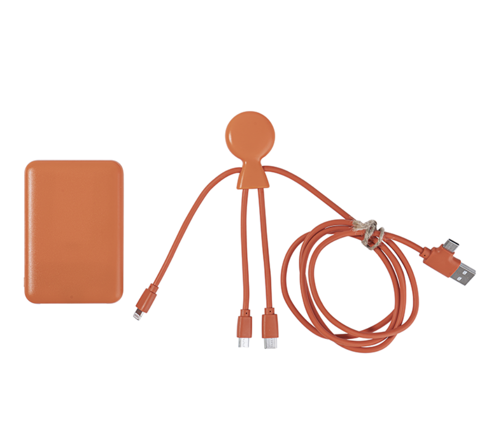 Batterie externe avec câble en plastique recyclé - Mr Bio Pack Epsilon  - 2