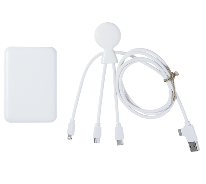 Batterie externe avec câble en plastique recyclé - Mr Bio Pack Epsilon  - 5