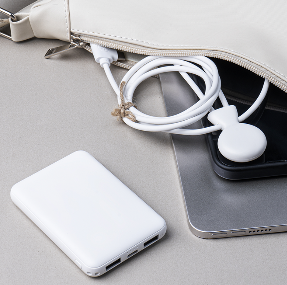 Batterie externe avec câble en plastique recyclé - Mr Bio Pack Epsilon  - 6