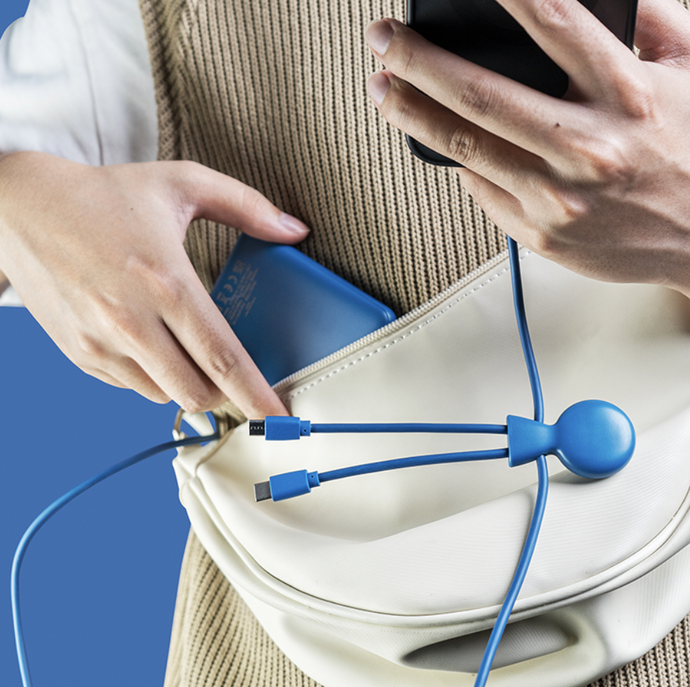 Batterie externe avec câble en plastique recyclé - Mr Bio Pack Epsilon  - 8