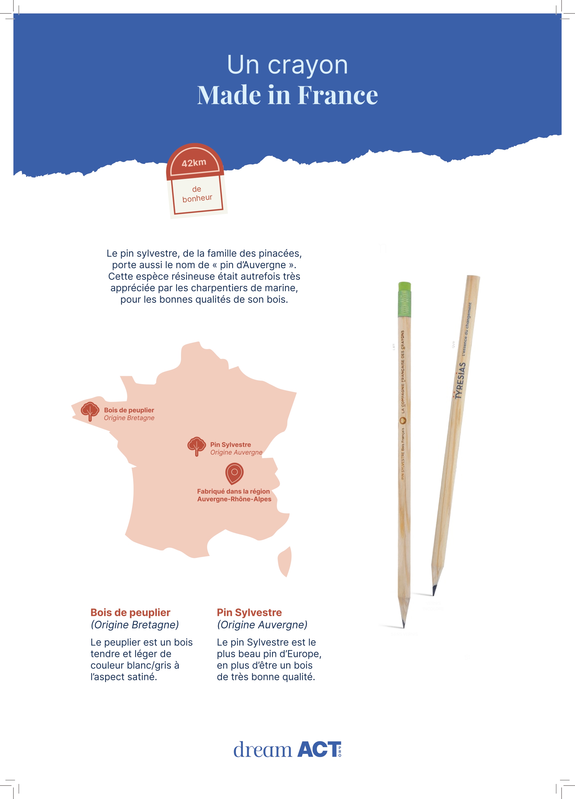 Votre crayon sur-mesure fabriqué en France - 2