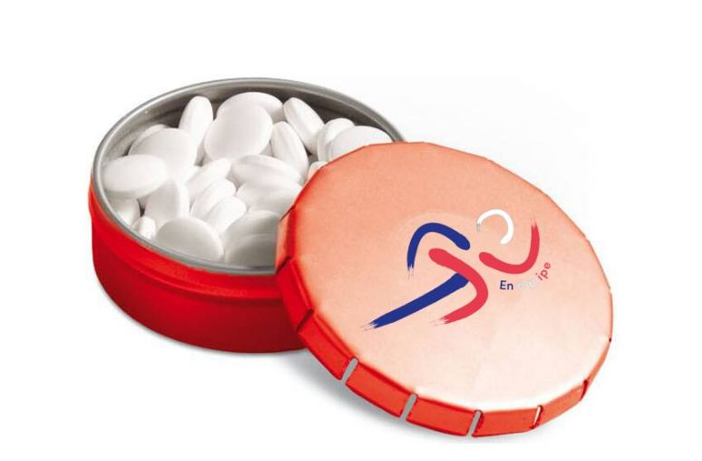 Boite en métal et bonbons tous deux personnalisable made in France - clic clac - 4