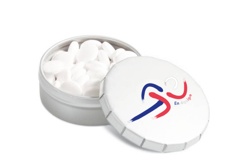 Boite en métal et bonbons tous deux personnalisable made in France - clic clac - 3