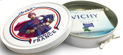 Boite à clé pastilles Vichy