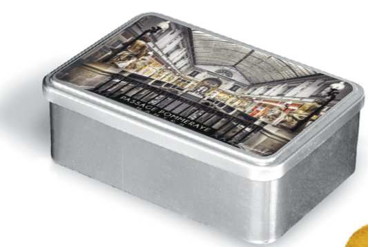 Boite à sucre avec assortiments de palets et de  galettes