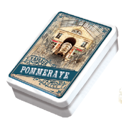 Petite boîte métal avec caramels au beurre salé