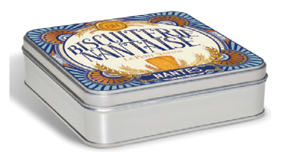 Boite carré avec galettes pur beurre