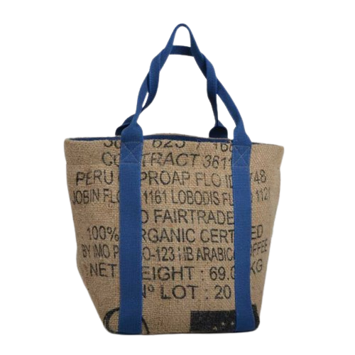 Sac cabas en jute upcyclé - 3